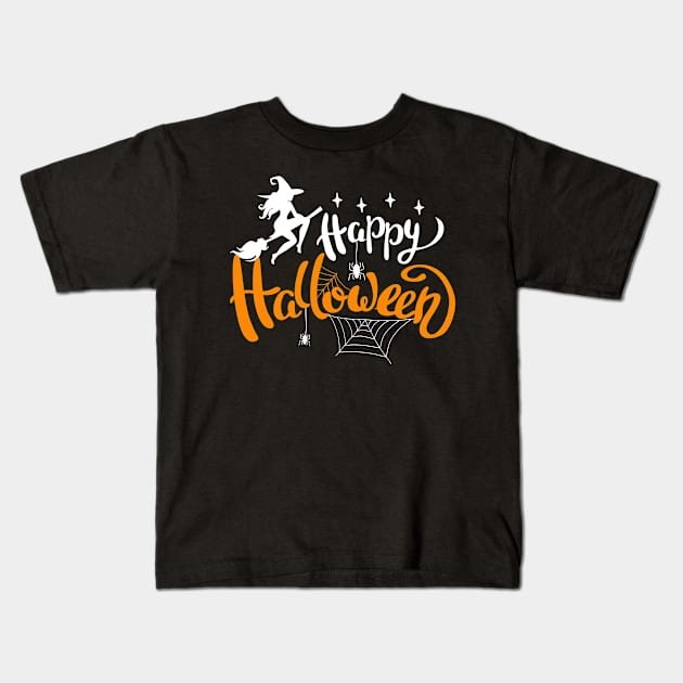 Halloween Kids T-Shirt by Arts-lf